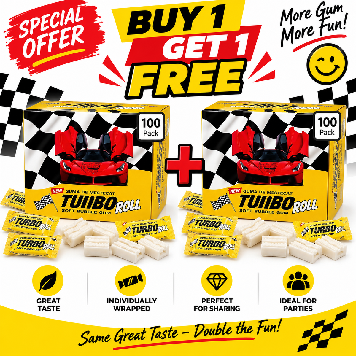 Gume Turbo - 1+1 Free