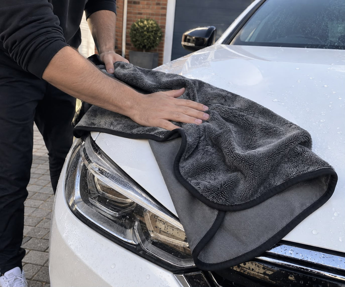 EDU Detailing Microfibre Car Drying Towel 850 GSM – 60 x 90cm | Premium Car Drying & Detailing Towel