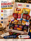 Romanian Sweets & Snacks Gift Box – Traditional Treats Hamper, 17 pieces