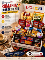 Romanian Sweets & Snacks Gift Box – Traditional Treats Hamper, 17 pieces